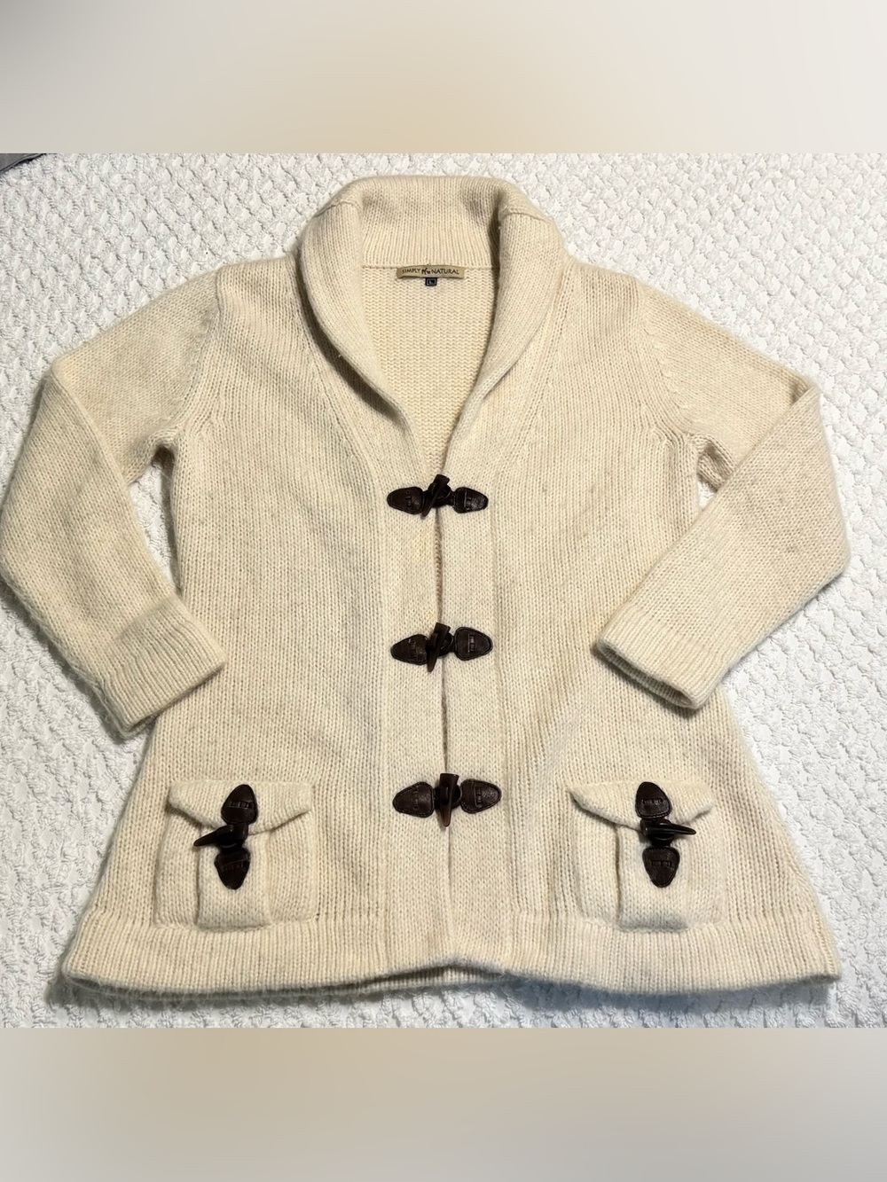 Simply Natural 100% Baby Alpaca Claudia Cardigan